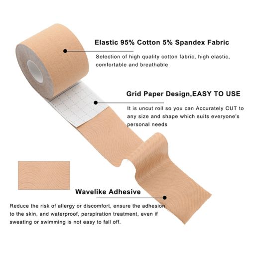 Kinesiologie Tape  (5cm x 5m) - Bild 3
