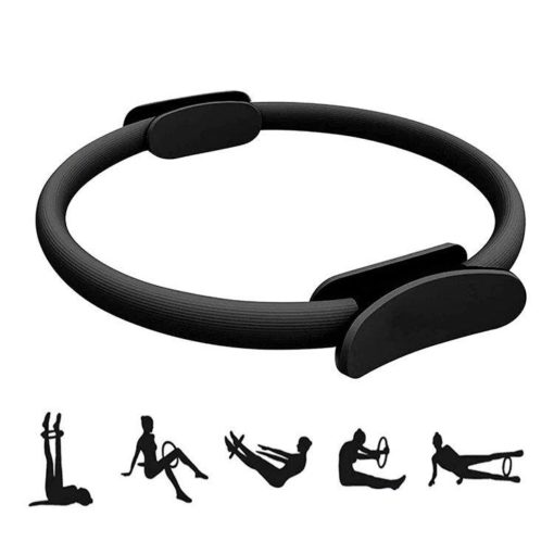 Anneau de résistance Pilates Circle (38x3cm) - Noir