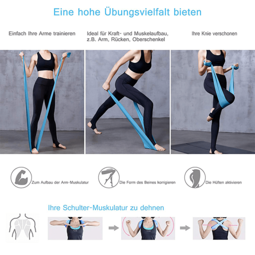 NitroSport  FitnessBand 2m (Blau) - Bild 5