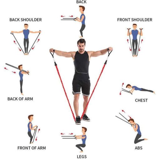 Resistance Bands Fitnessbänder  [11er Set] - Bild 6
